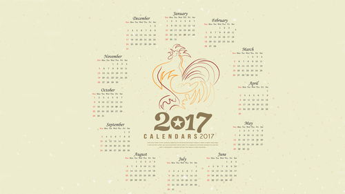 2017年日历全年表一张图（2018年日历表全年一张）